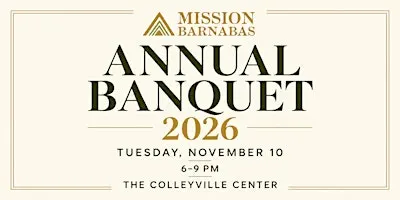Mission Barnabas Annual Banquet 2026