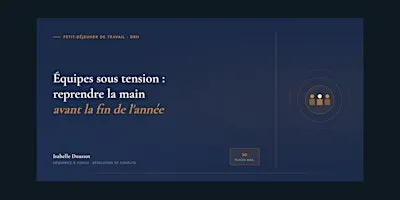 Équipes sous tension : reprendre la main avant la fin de l'année
