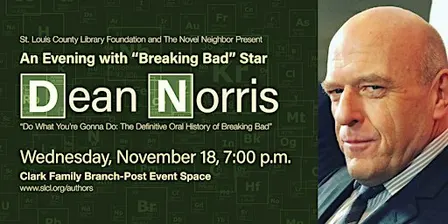 Author Event - Dean Norris, "Do What You're Gonna Do"