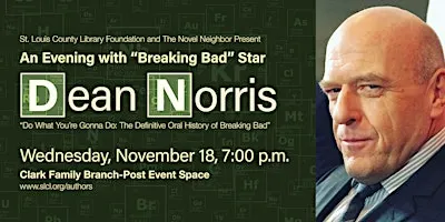 Author Event - Dean Norris, "Do What You're Gonna Do"
