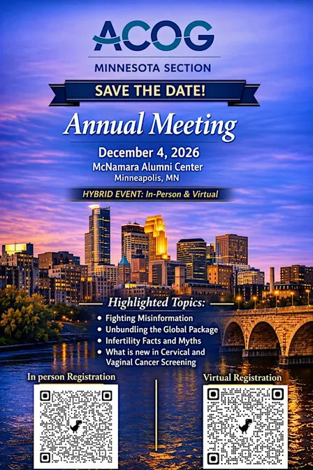 2026 Minnesota ACOG Annual Meeting: IN PERSON