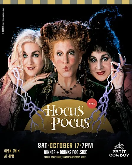 Movie Night by The River: Hocus Pocus at Petit Cowboy