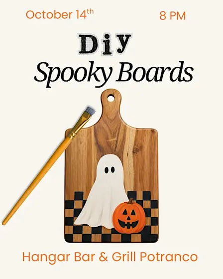 DIY Spooky Boards- Hangar Potranco Oct 14th