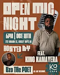 Kọ  Cafe Presents: Open Mic featuring King Kamayera