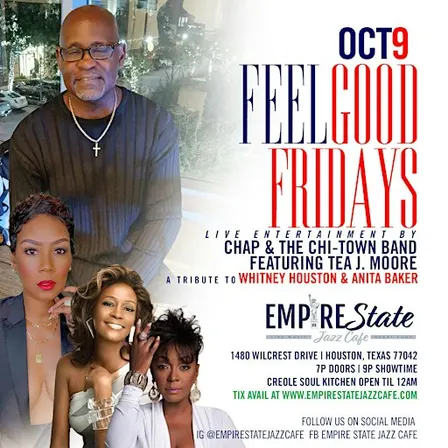 Chap & The Chi-Town Band feat. Tea J. Friday October 9th