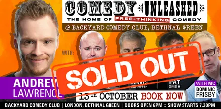Andrew Lawrence at Comedy Unleashed (London)