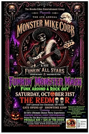 “Monster” Mike Cobb’s 4th Annual FUNKin’ Monster Mash