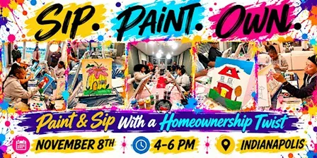 Sip. Paint. Own.  | A Paint & Sip Experience With a Twist (Indy) Fall