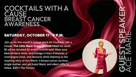 Cocktails with a Cause| Breast Cancer Awareness | Happy Hour