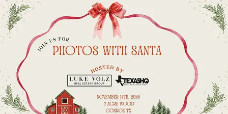 Photos with Santa 2026 - Conroe TX