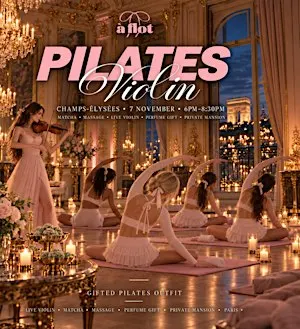 A FLOT PARIS — Pilates Soirée ✨ An Evening of Pilates & Live Violin
