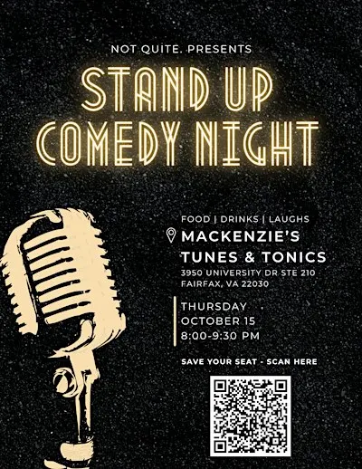 Not Quite's Monthly Comedy Showcase