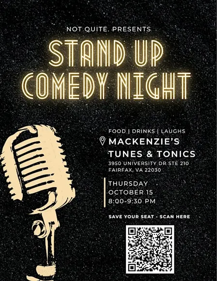 Not Quite's Monthly Comedy Showcase