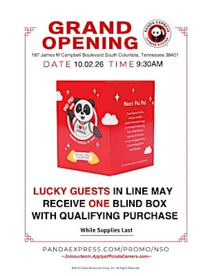 Panda Express Grand Opening Celebration