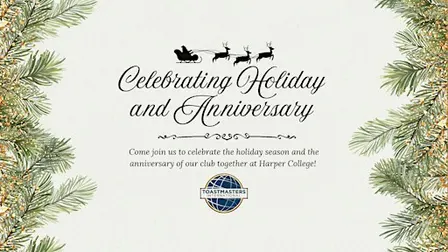 Toastmaster On Purpose Christmas holiday & Anniversary Party!