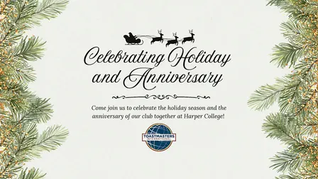 Toastmaster On Purpose Christmas holiday & Anniversary Party!
