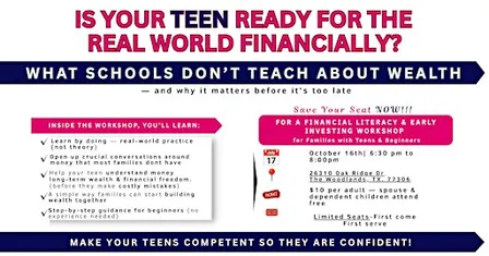 Early Investing & Financial Literacy for Families with Teens & Beginners