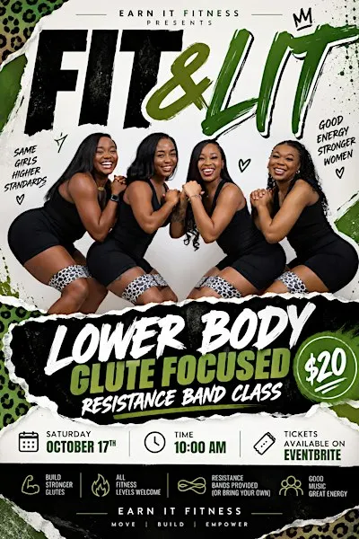 Fit & Lit : A  Lower Body Targeted Resistance Band Training Class