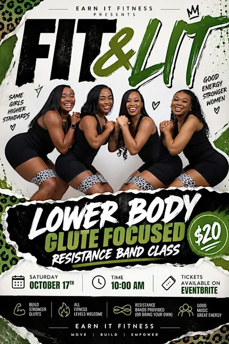 Fit & Lit : A  Lower Body Targeted Resistance Band Training Class
