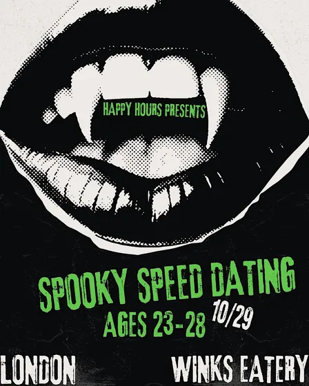 Spooky Speed Dating Ages 23-28@Winks Eatery (London)