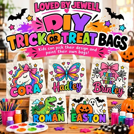 Loved by Jewell DIY Trick-or-Treat Bag Party