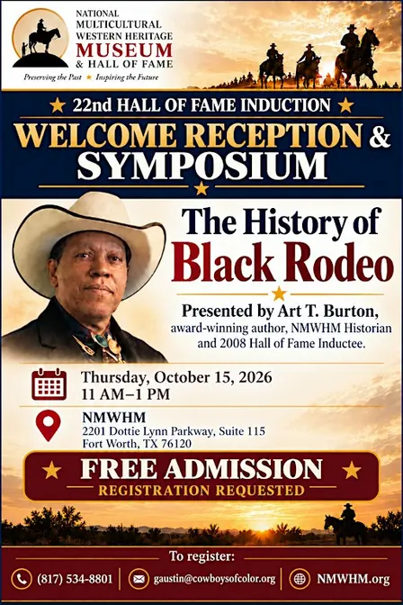 NMWHM Hall of Fame Welcome Reception & Symposium 10/15/2026.  11 AM-1 PM