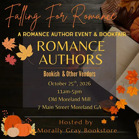 Falling For Romance Book Fair- Morally Gray Bookstore
