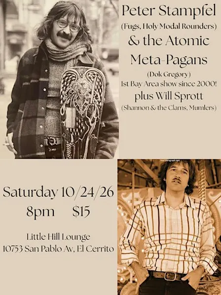 Peter Stampfel & the Atomic Meta-Pagans & Will Sprott!