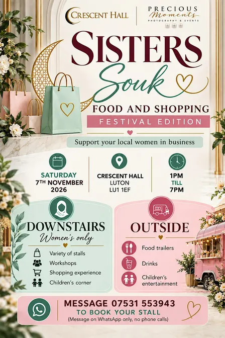 Sisters Souk - Food & Shopping Festival Edition (Luton)