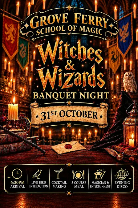 18+ WIZARDS & WITCHES BANQUET NIGHT