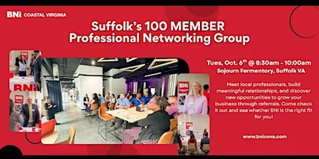 Suffolk’s 100 Member Professional Networking Group Kickoff
