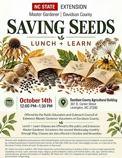 Saving Seeds Lunch and Learn
