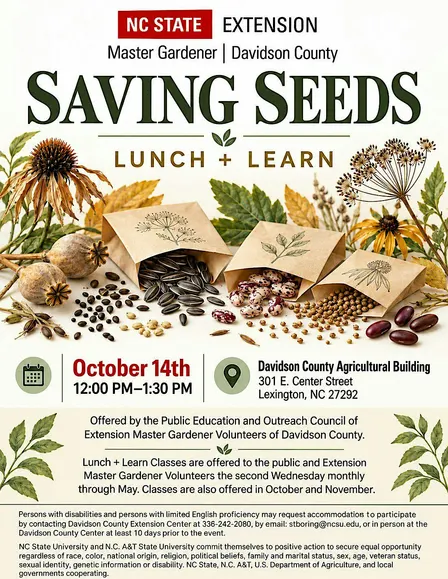 Saving Seeds Lunch and Learn