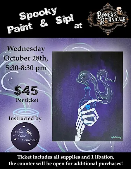 Spooky Paint & Sip!