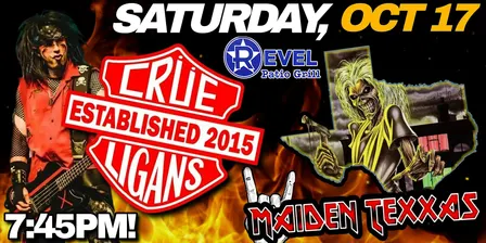 Crueligans - Mötley Crüe Tribute & Iron Maiden Tribute - Maiden Texxas