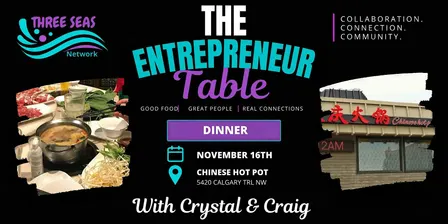 The Entrepreneur Table: Dinner