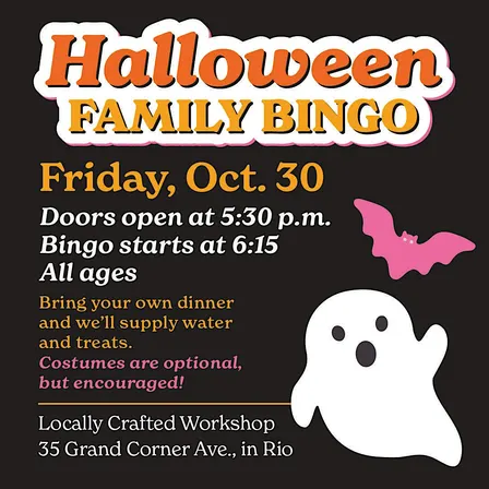 Halloween Family Bingo Night in Montgomery County, Md.