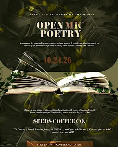 Birmingham Open Mic Poetry