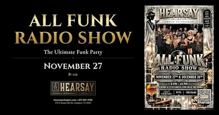Hearsay Arlington Presents All Funk Radio Show