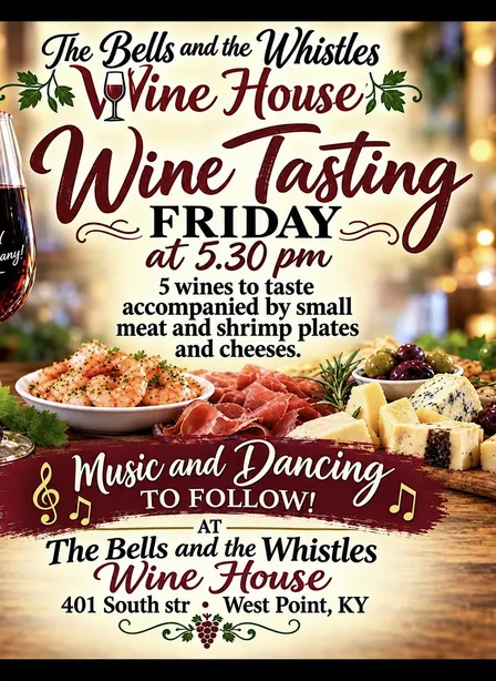 Wine Tasting, Tapas, Music, Dance