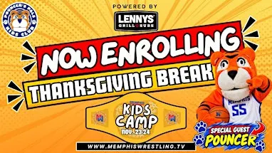 NOV. 23, 24 | Memphis Wrestling Kid's Camp
