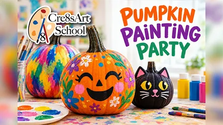 Cre8sArt Pumpkin Painting Party | Glen Rock