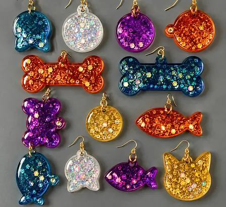 Halloween Resin Earring Bar