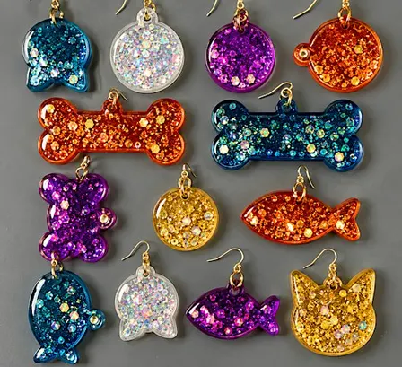 Halloween Resin Earring Bar