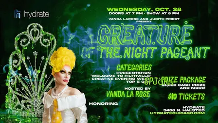 Creature of the Night Pageant presented by Vanda LaRose & Judith Priest