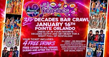 3rd Decades Bar Crawl