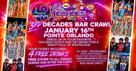 3rd Decades Bar Crawl