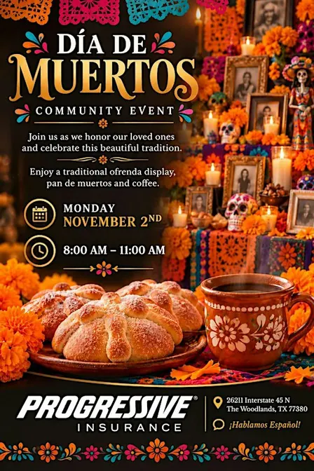 Day of the Dead with Cafe and Pan de Muerto