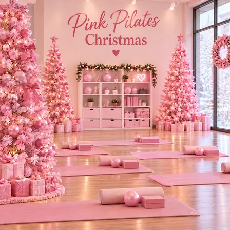 Pink Pilates Christmas Brunch Party