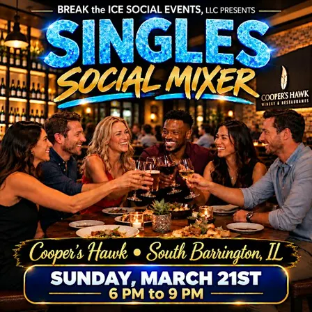 Singles Social Mixer South Barrington, IL Cooper's Hawk